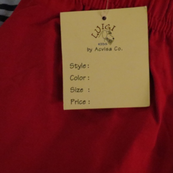 LUIGI KIDS BOYS RED AND BLUE FIRE TRUCK OUTFIT SIZE 6 - Picture 6 of 7